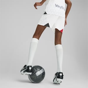AC Milan Youth Football Shorts, PUMA White-Feather Gray, extralarge-GBR