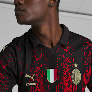 A.C. MILAN x KOCHÉ Soccer Jersey, Fiery Red-PUMA Black