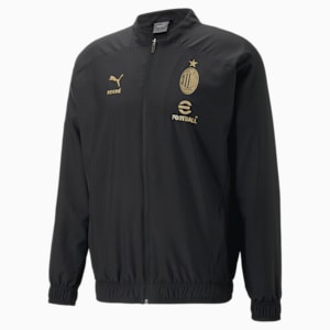 A.C. MILAN x KOCHÉ Men's Soccer Jacket , PUMA Black-Puma Team Gold