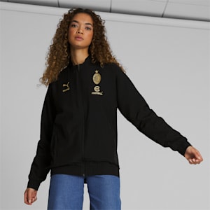 A.C. MILAN x KOCHÉ Men's Soccer Jacket , PUMA Black-Puma Team Gold