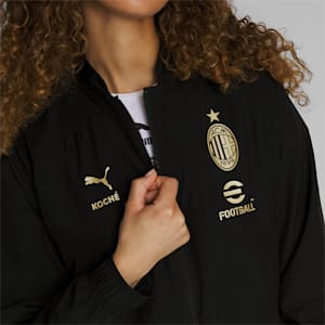 A.C. MILAN x KOCHÉ Men's Soccer Jacket , PUMA Black-Puma Team Gold