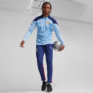 Chivas Men's Soccer Training Fleece, Day Dream-Elektro Blue, extralarge