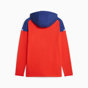 C.D. Guadalajara Soccer Men's Hooded Jacket, PUMA Red-Elektro Blue, extralarge