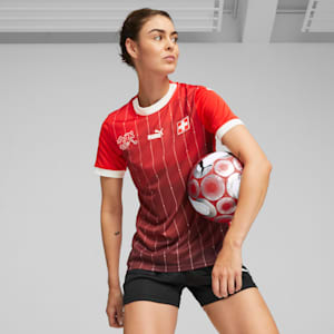 Switzerland 23/24 Women's World Cup Home Jersey, PUMA Red-PUMA White, extralarge