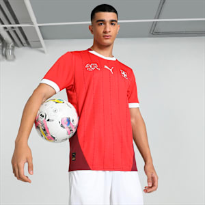 Switzerland 2024 Men's Football Home Jersey, PUMA Red-Team Regal Red, extralarge-IND