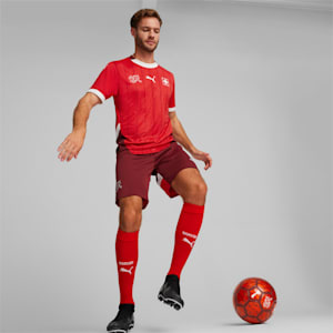 Jersey de fútbol local de Suiza 2024 para hombre, PUMA Red-Team Regal Red, extralarge