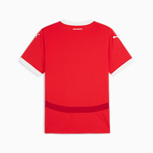Réplica del jersey de fútbol de equipo local de Austria 2024 para hombre, PUMA Red-Chili Pepper, extralarge