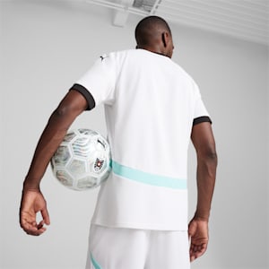 Réplica del jersey de fútbol de equipo visitante de Austria 2024 para hombre, PUMA White-Electric Peppermint, extralarge