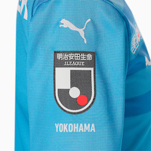 メンズ 横浜FC 2023 1ST 半袖 ゲームシャツ, Team Light Blue-(Saxe AOP)