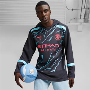 Manchester City Oversized Winter Football Jersey, Dark Navy-Hero Blue, extralarge-GBR