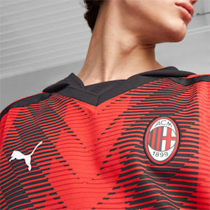 AC Milan Oversize Winter Football Jersey, For All Time Red-PUMA Black, extralarge-GBR