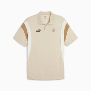 Manchester City FtblArchive Men's Football Polo, Granola-Frosted Ivory, extralarge-IND