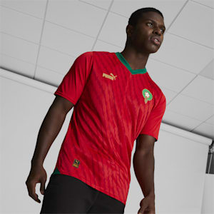 FRMF WWC Men's Home Replica Jersey, PUMA Red-Power Green, extralarge