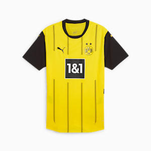 Maillot de soccer à domicile authentique du Borussia Dortmund 24/25 Homme, Faster Yellow-PUMA Black, extralarge