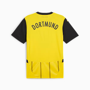 Borussia Dortmund 24/25 Men's Replica Home Soccer Jersey, Faster Yellow-PUMA Black, extralarge