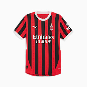 AC Milan 24/25 Authentic Home&nbsp;Men's Soccer Jersey, For All Time Red-PUMA Black, extralarge