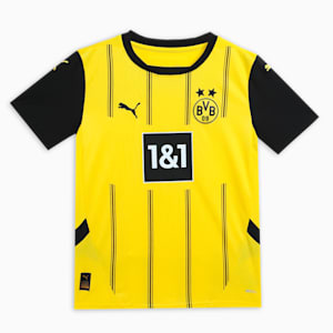 Borussia Dortmund 24/25 Youth Football Home Jersey, Faster Yellow-PUMA Black, extralarge-IND