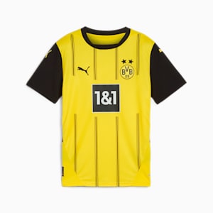 Camiseta local réplica Borussia Dortmund 24/25 juvenil, Faster Yellow-PUMA Black, extralarge