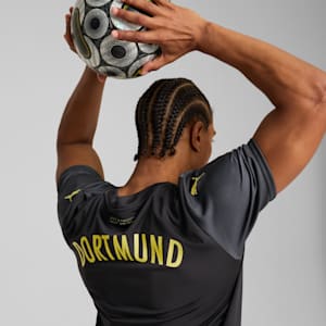 メンズ ドルトムント 2024-25 アウェイ レプリカ 半袖 ユニフォーム, PUMA Black-Faster Yellow, extralarge-JPN