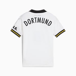 Réplica de la camiseta de fútbol del tercer uniforme para niños grandes Borussia Dortmund 24/25, PUMA White, extralarge
