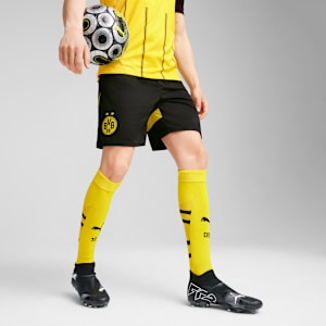 Borussia Dortmund 24/25 Shorts Men, PUMA Black-Faster Yellow, extralarge-GBR