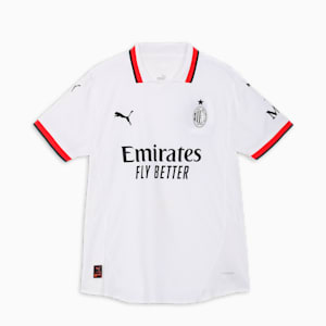 メンズ ACミラン 2024-25 アウェイ オーセンティック 半袖 ユニフォーム, PUMA White, extralarge-JPN