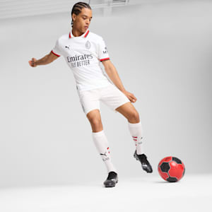 AC Milan 24/25 Away Replica Men's Soccer Jersey, PUMA White, extralarge