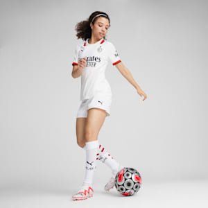 Réplica de la camiseta de fútbol de visitante para mujer AC Milan 24/25, PUMA White, extralarge