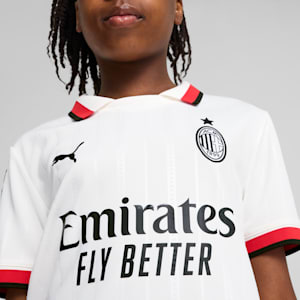Camiseta adolescente visitante AC Milan 24/25, PUMA White, extralarge