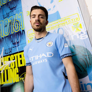 Maillot de soccer à domicile authentique de Manchester City 24/25 Homme, Team Light Blue-Marine Blue, extralarge