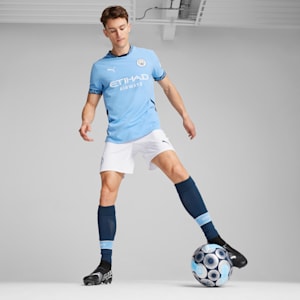 Camiseta oficial de fútbol del Manchester City 24/25 para hombre, Team Light Blue-Marine Blue, extralarge