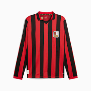 AC Milan 125th Anniversary Authentic Men's Football Jersey, PUMA Black-For All Time Red, extralarge-IND