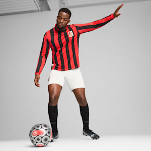 AC Milan 125th Anniversary Authentic Men's Football Jersey, PUMA Black-For All Time Red, extralarge-IND