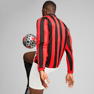 AC Milan 125th Anniversary Authentic Men's Football Jersey, PUMA Black-For All Time Red, extralarge-IND