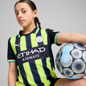 Jersey visitante Manchester Adolescente City 24/25, New Navy-Yellow Glow, extralarge