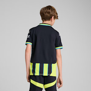 Manchester City 24/25 Away Replica Big Kids' Soccer Jersey, New Navy-Yellow Glow, extralarge