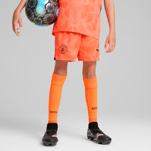 Manchester City 24/25 Goalkeeper Shorts Youth, Neon Sun, extralarge-GBR