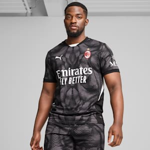 AC Milan 24/25 Goalkeeper Short Sleeve Jersey Men, PUMA Black-Dark Coal, extralarge-GBR