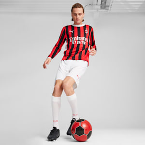 AC Milan 24/25 Men's Football Shorts, PUMA White-For All Time Red, extralarge-IND