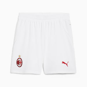 Short de soccer AC Milan 24/25 Enfant et adolescent, PUMA White-For All Time Red, extralarge