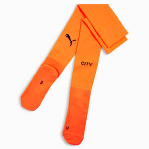 Manchester City Plain Socks Men, Neon Sun, extralarge-GBR