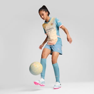 Manchester City 24/25 Replica Fourth Women's Soccer Jersey, Rosebay-Bold Blue, extralarge