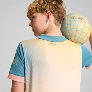 Réplique du maillot de soccer 24/25 de Manchester City Enfant et adolescent, Rosebay-Bold Blue, extralarge