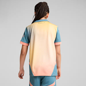 Manchester City 24/25 Replica Fourth Big Kids' Soccer Jersey, Rosebay-Bold Blue, extralarge