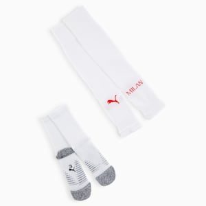 AC Milan Men's Knee-High Socks, PUMA White-For All Time Red, extralarge
