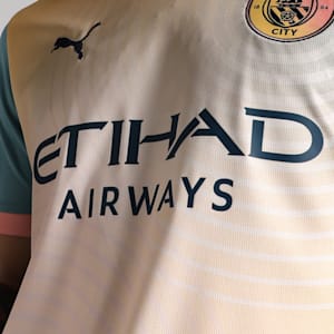 Manchester City 24/25 Men's Fourth Football Jersey, Rosebay-Bold Blue, extralarge-IND