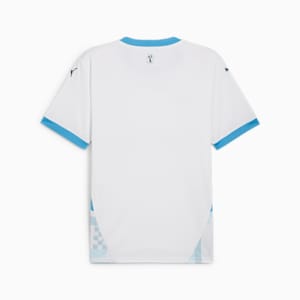 Camiseta local Olympique de Marseille 24/25 para hombre, PUMA White-Bleu Azur, extralarge