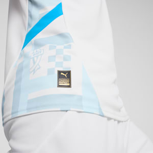 Jersey Hombre local Olympique de Marseille 24/25, PUMA White-Bleu Azur, extralarge