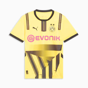 Réplica de la camiseta de fútbol para hombre de Borussia Dortmund Copa 24/25, Faster Yellow-PUMA Black, extralarge