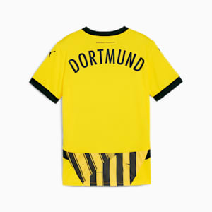 Réplica de la camiseta de fútbol para niños Borussia Copa Dortmund 24/5, Faster Yellow-PUMA Black, extralarge